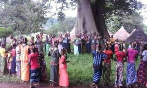 Fiesta mujeres solteras en el País Bassari