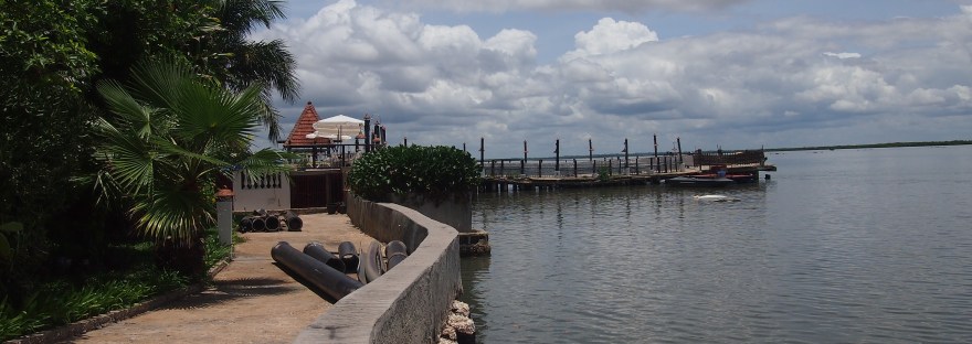 Vistas del río Casamance desde el alojamiento