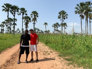 En el palmeral de Samba Dia