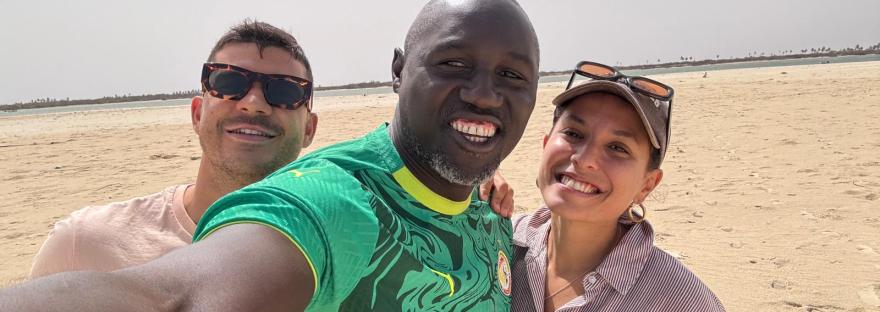 Djibril con viajeros